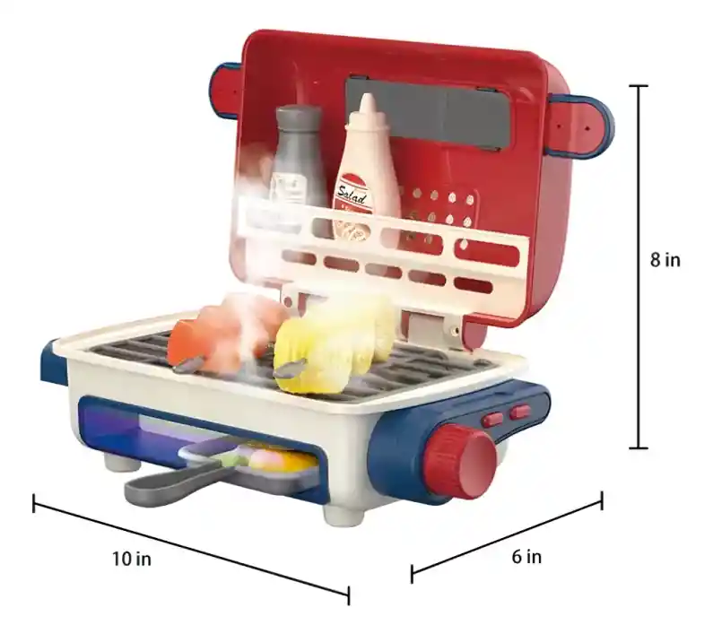 Juego De Parrilla De Juguete Para Niños | Juego De Parrilla