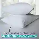 Protector De Colchón Cama Doble Impermeable + 2 Fundas Impermeables