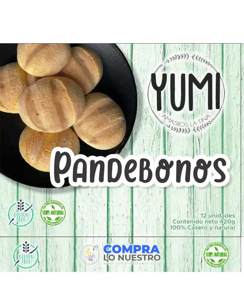 Pandebonos Yumi 12 Unds