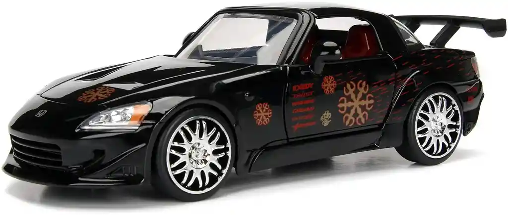 Carro Coleccionable Metálico Fast Furious Modelo Johnnys Honda S2000 Vehículo De Fundición, Modelo Coche Juguete Fiesta Regalos, Colección