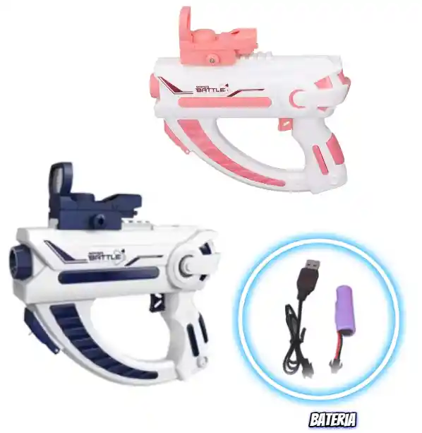 Pistola De Agua Automática De Juguete Para Niños Y Adultos Color Rosado