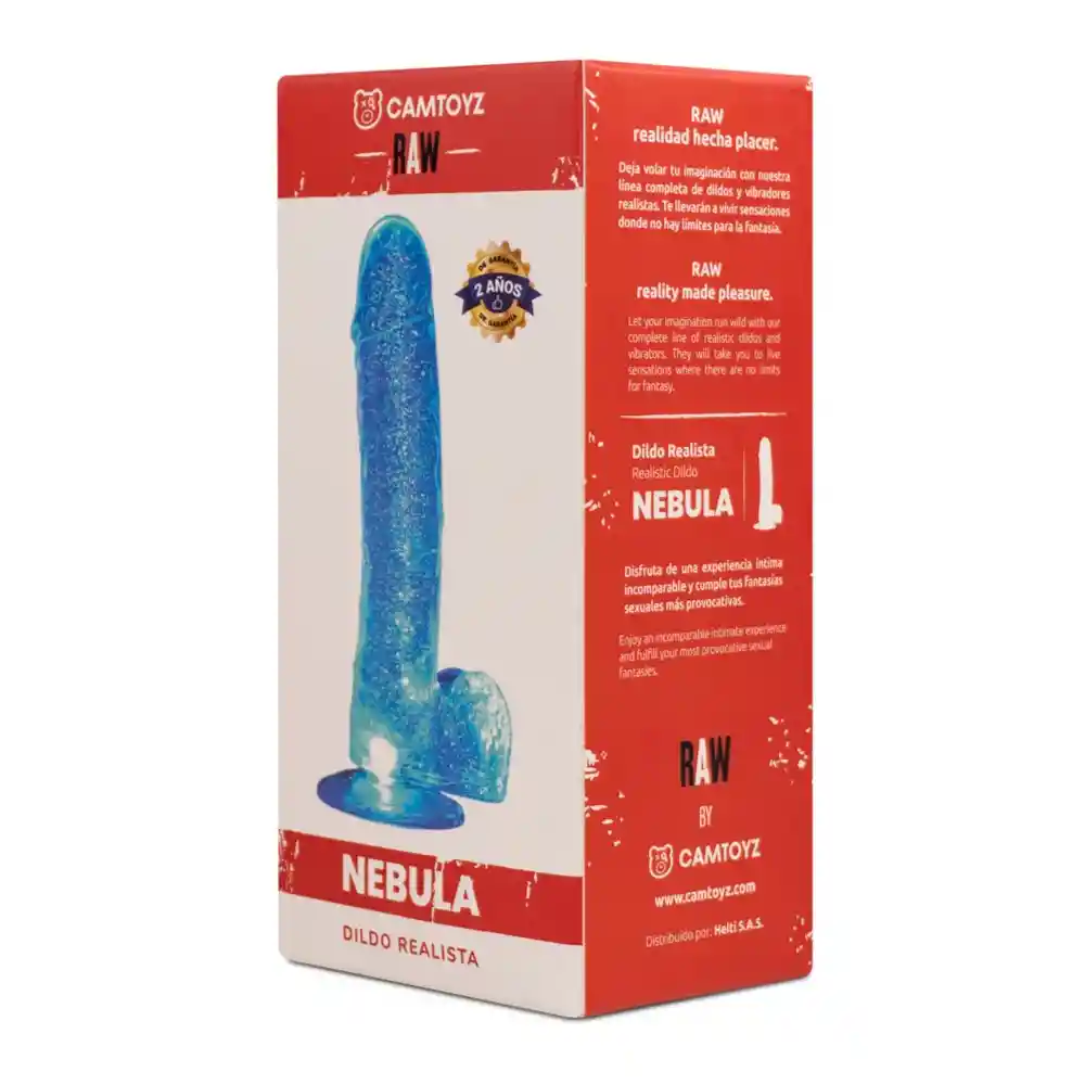 Dildo Realista Nebula Transparente Camtoyz