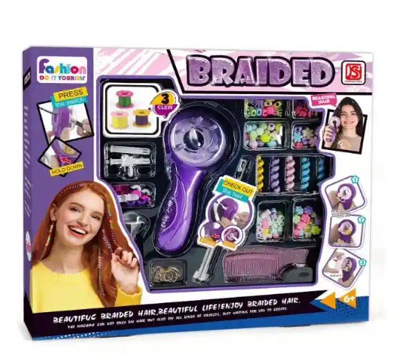 Kit De Trenzado Automático Para Niñas, Diversión Asegurada