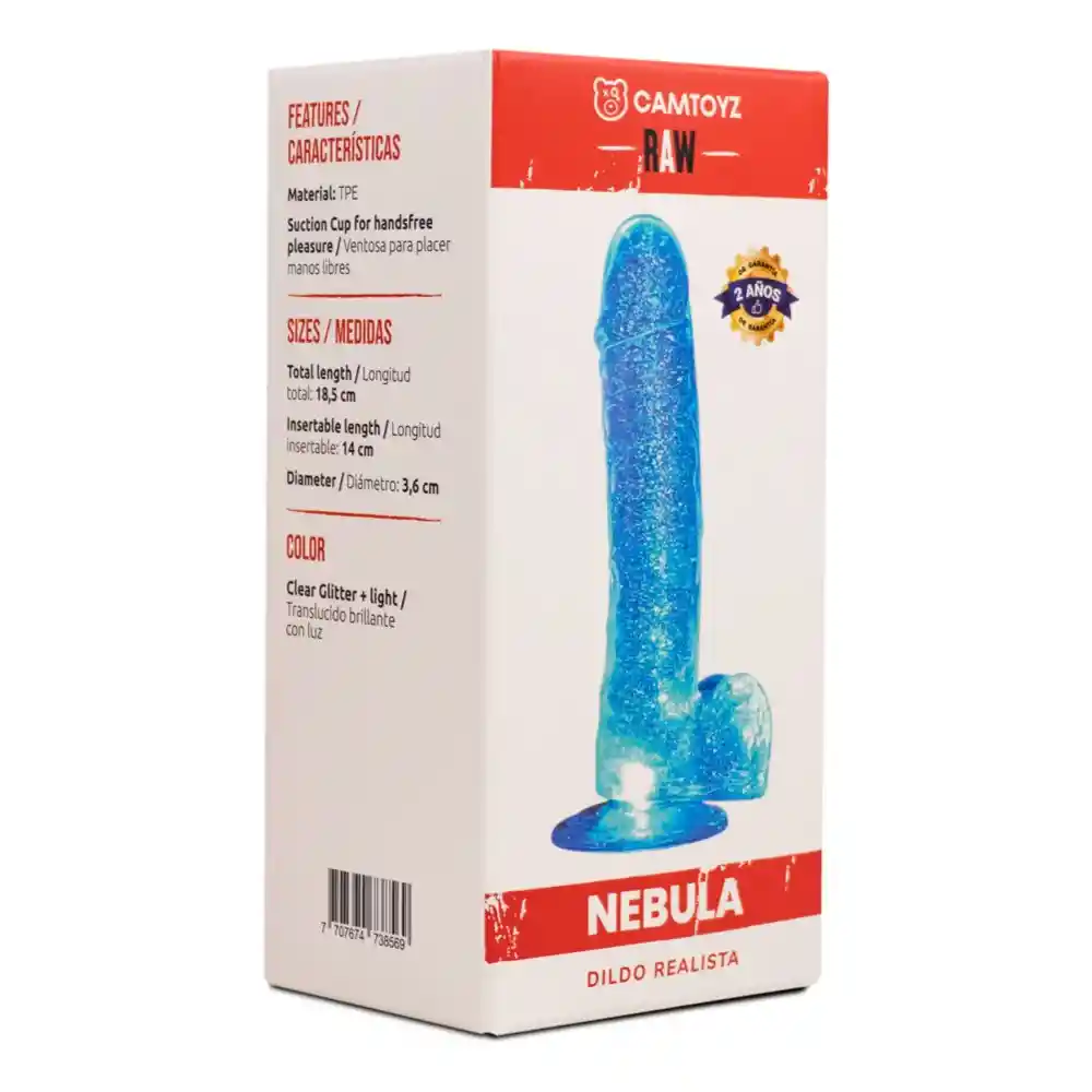 Dildo Realista Mabel Transparente Camtoyz