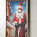 Decoración Navideña Cubre Puerta Ajustable Papa Noel