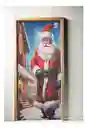 Decoración Navideña Cubre Puerta Ajustable Papa Noel