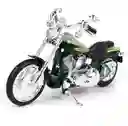 Moto De Colección Harley-davidson 2004 Fxstdse Cvo Verde Modelo Moto Juguete Fiesta Regalos, Colección