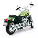 Moto De Colección Harley-davidson 2004 Fxstdse Cvo Verde Modelo Moto Juguete Fiesta Regalos, Colección