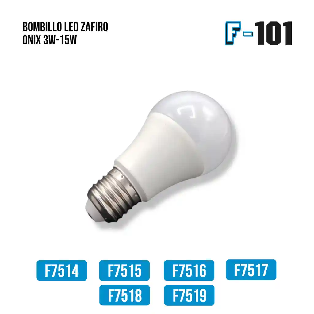 Bombillo Led 3w Luz Blanca