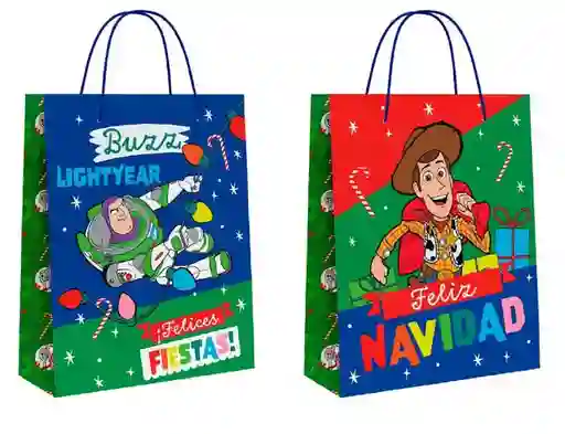 Bolsa De Regalo Gruesa Infantil Niño 32x25.5x10 - Navidad