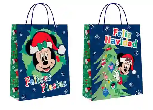 Bolsa De Regalo Gruesa Infantil Niña 32x25.5x10 - Navidad