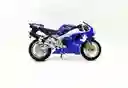 Moto Coleccionable Welly Deportiva Yamaha Yzf R1 1999 Azul Modelo Moto Juguete Fiesta Regalos, Colección