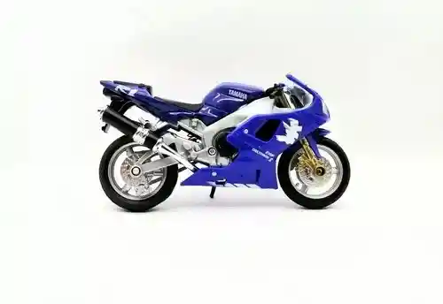 Moto Coleccionable Welly Deportiva Yamaha Yzf R1 1999 Azul Modelo Moto Juguete Fiesta Regalos, Colección