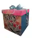 Caja De Regalo Mediana Con Cinta Para Cerrarla De Feliz Dia Para Mujer Ancho 15cm X Largo 15cm Feliz Cumpleaños, Con Cariño, Feliz Dia, Decoracion, Amistad, Caja, Cumpleaños, Amor, Amigos, Dia, Love, Regalo