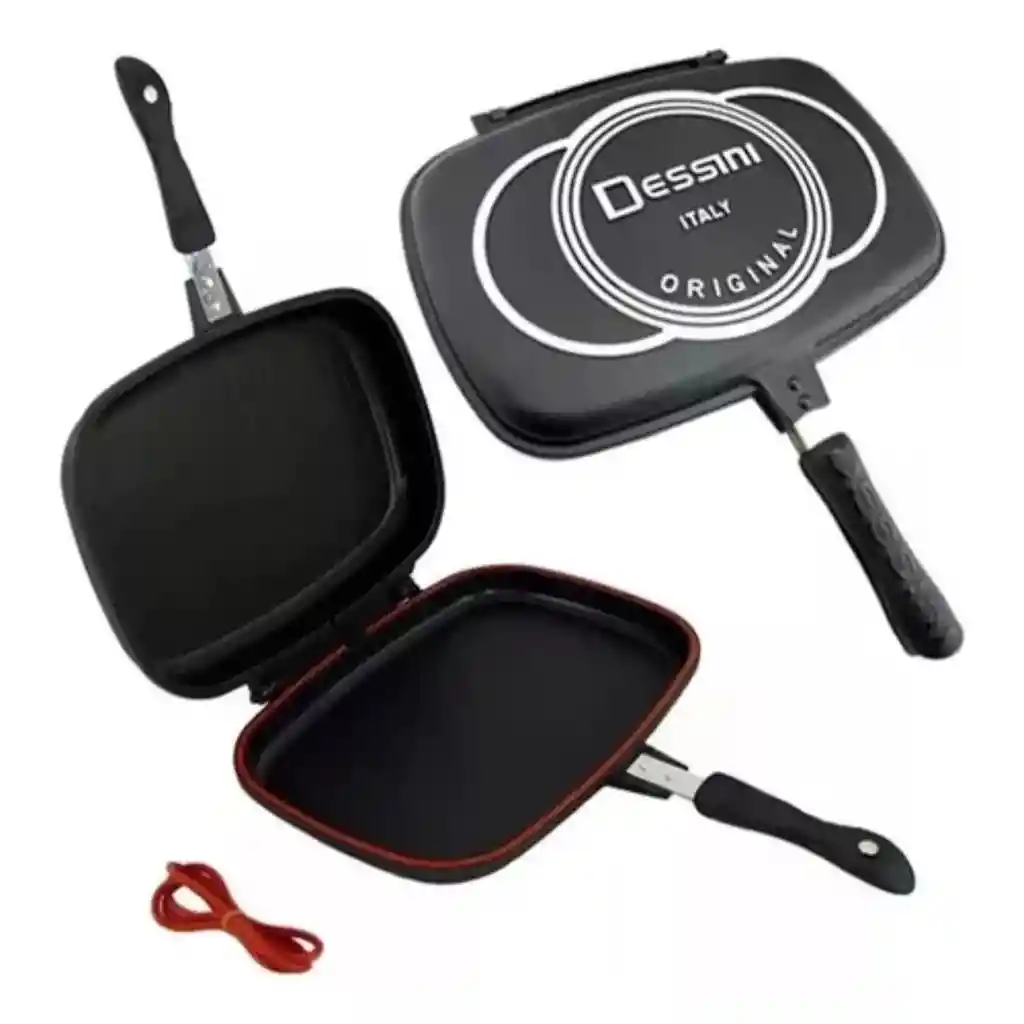 Sartén Doble Parrilla Dessini Italy Non Stick Pans 40 Ctms