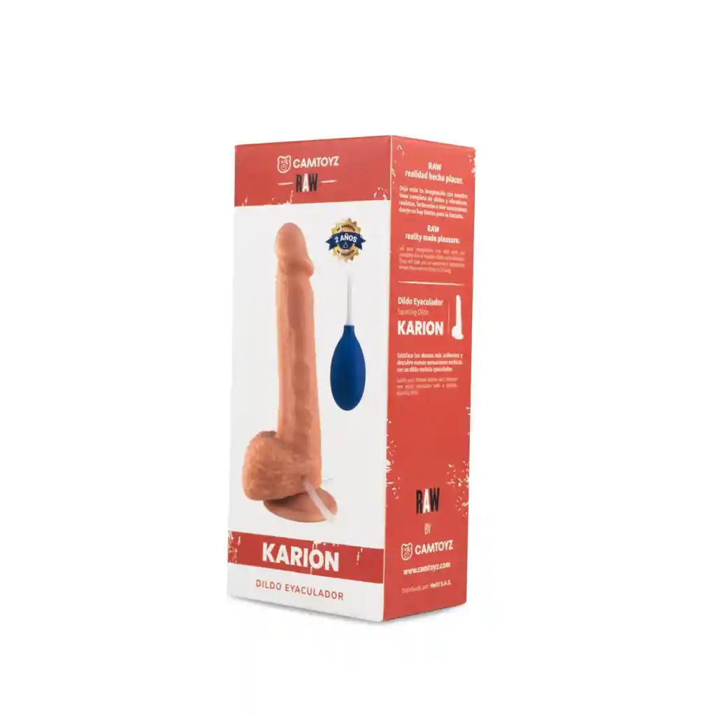 Dildo Realista Eyaculador Karion Camtoyz