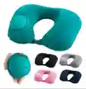 Almohada Inflable De Viaje Automatica Cuello Cojin Cervial