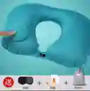 Almohada Inflable De Viaje Automatica Cuello Cojin Cervial