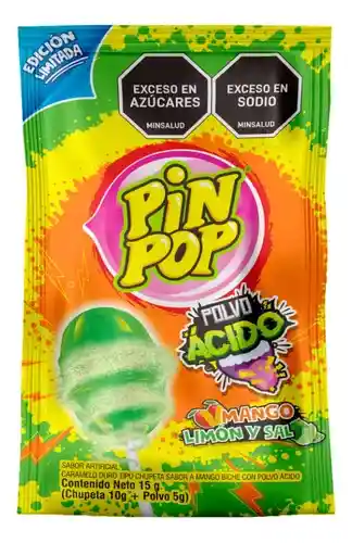 Pin Pon Polvo Acido Mango Limon Y Sal