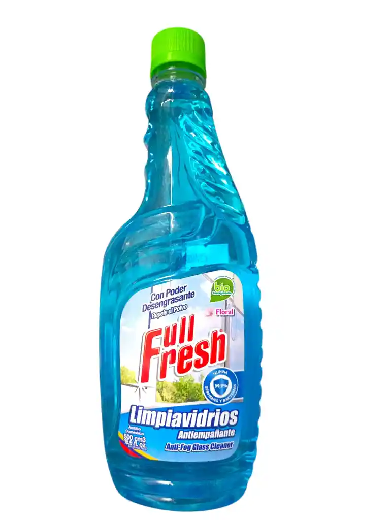 Limpia Vidrios Repuesto X 500ml Full Fresh