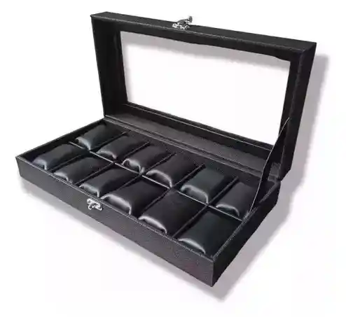 Estuche Organizador De Relojes De Lujo 12 Puestos