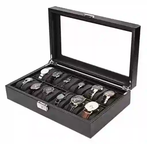 Estuche Organizador De Relojes De Lujo 12 Puestos