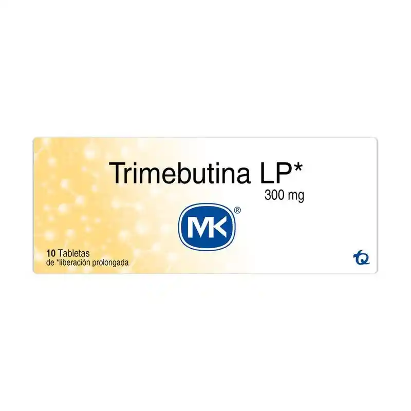 Trimebutina Lp 300 Mg 10 Tabletas De Liberacion Prolongada