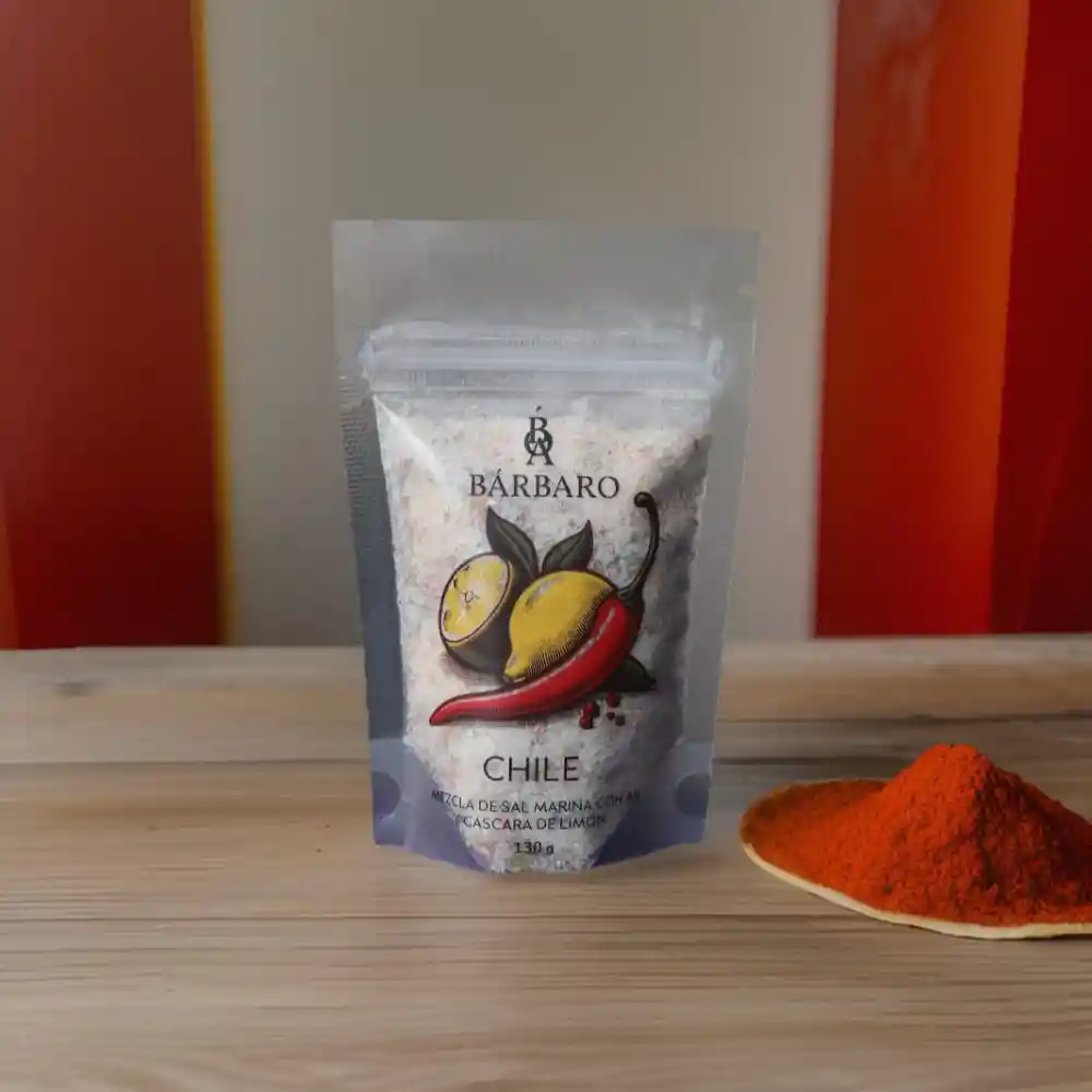 Sal Marina Chile 130g Bárbaro