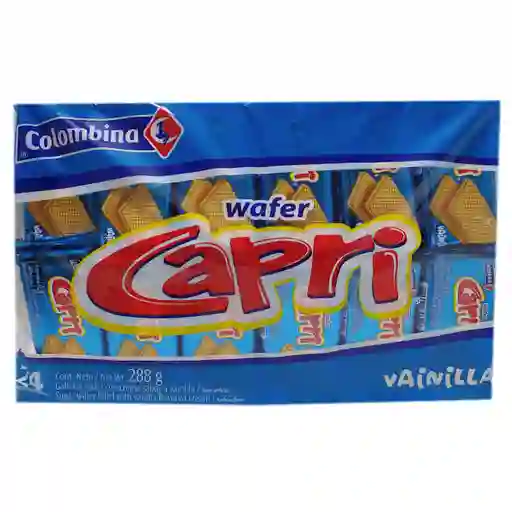 Galleta Wafer Capri X24