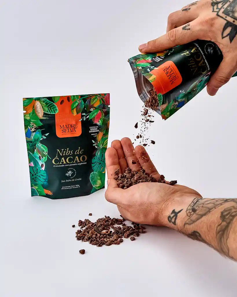 Nibs De Cacao Con Panela Orgánica 100g