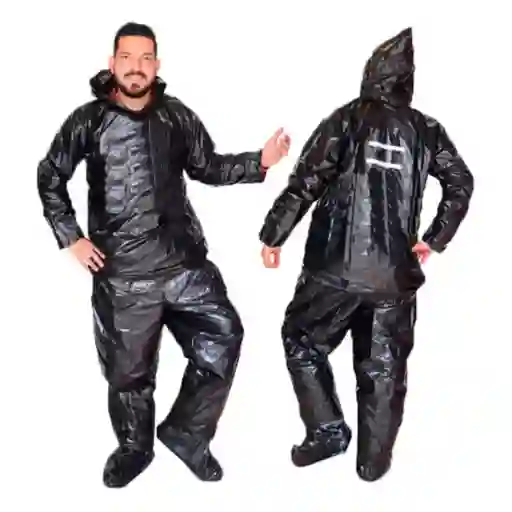 Impermeable Bolsa Plástica Con Zapatones