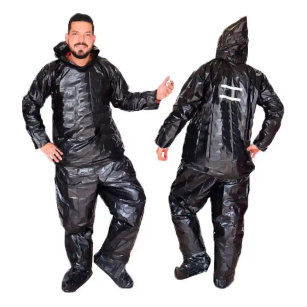 Impermeable Bolsa Plástica Con Zapatones