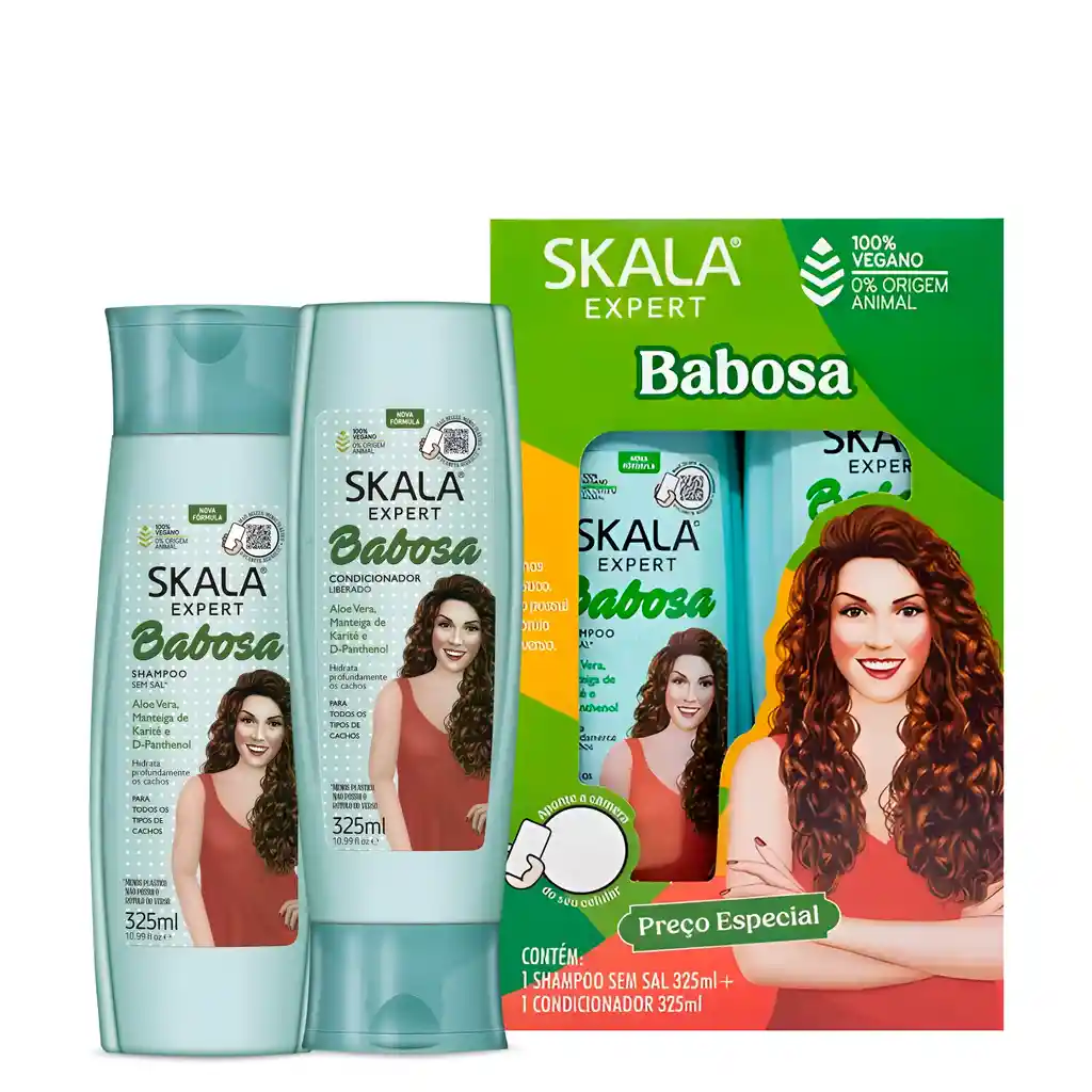 Kit Babosa Shampoo + Acondicionador 325ml