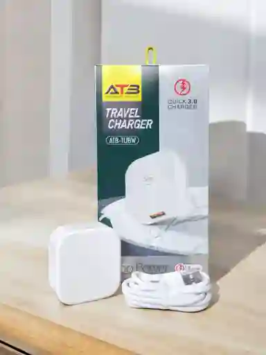 Cargador Completo Atb Tipo V8 3a Turbo