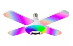 Bombillo + Parlante Rgb Tipo Ventilador