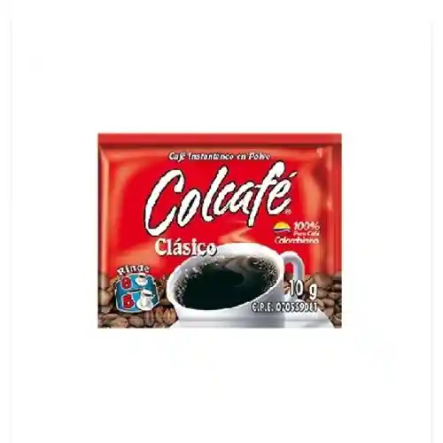 Sobre Colcafe Instantaneo 10 Gr