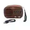 Radio Recargable Am/fm/bt Vintagei Marca Beck Play Bp-rv121bt