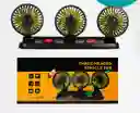 Ventilador Triple Portatil Para Carro 12v