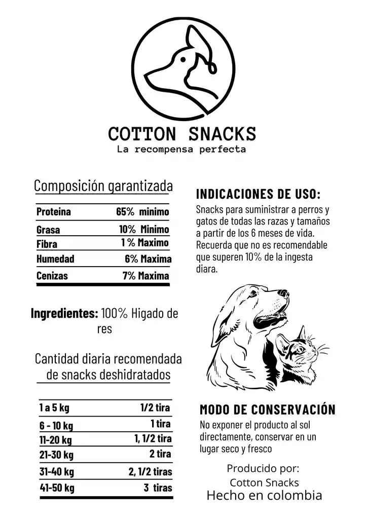 Higado De Res Deshidratado