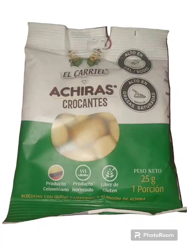 Achiras Crocantes El Carriel 25gr