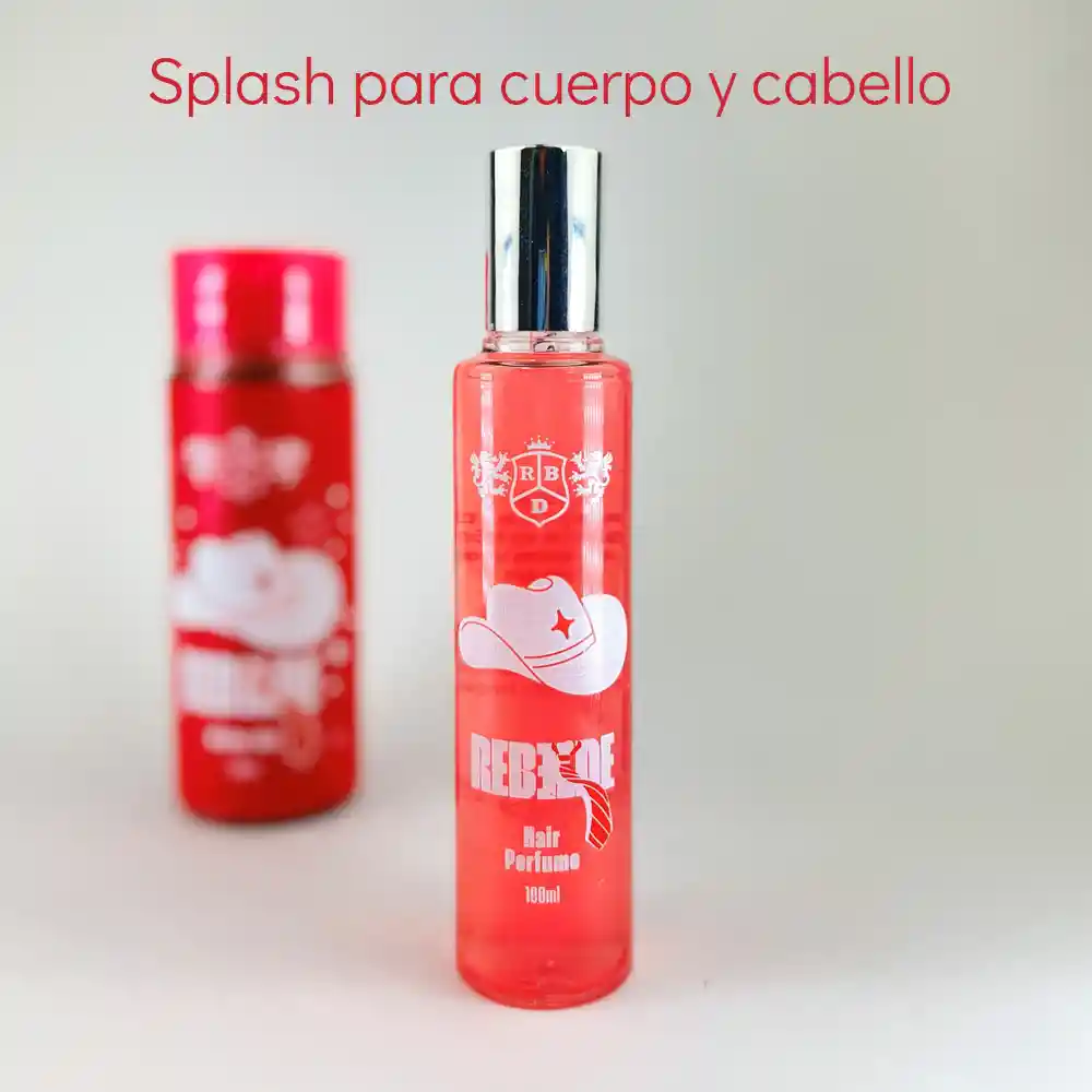 Kit Rebelde Splash Perfume Y Glitter Brillo Cuerpo