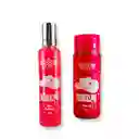 Kit Rebelde Gorra + Corbata + Perfume + Glitter