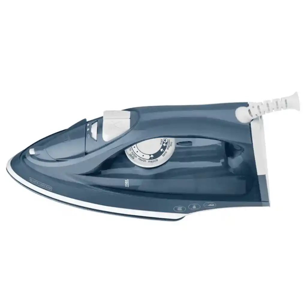 Plancha De Ropa Black Decker Vapor Irbd300 Trueglide Azul