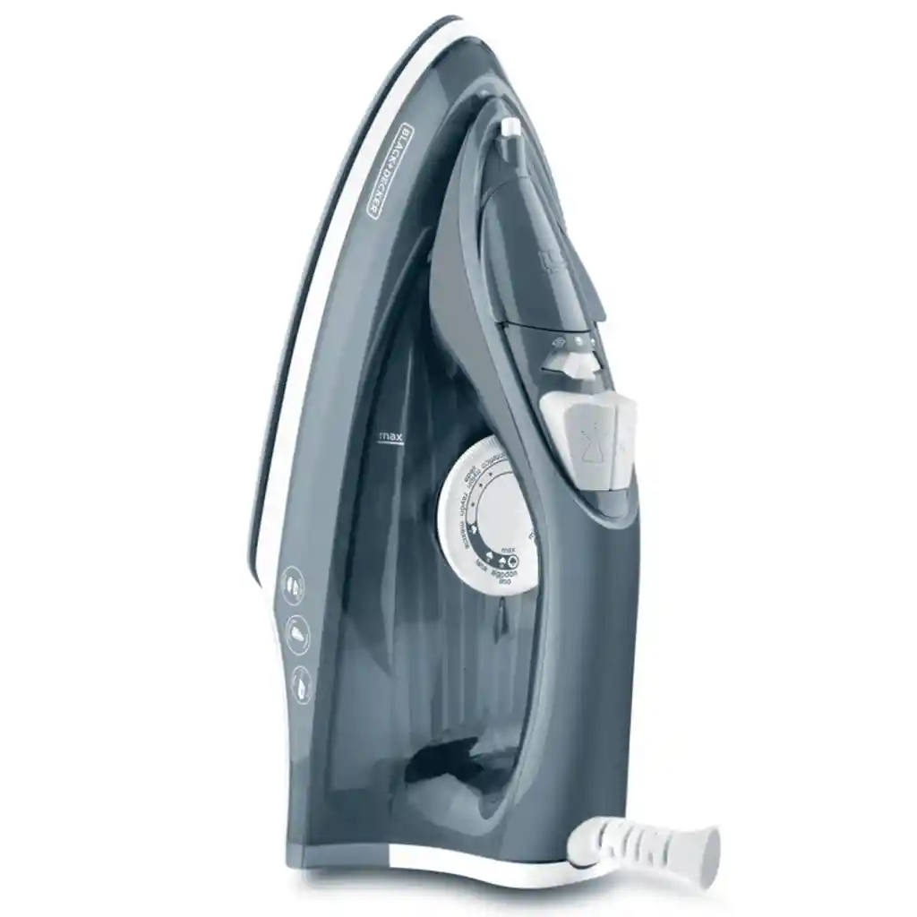 Plancha De Ropa Black Decker Vapor Irbd300 Trueglide Azul