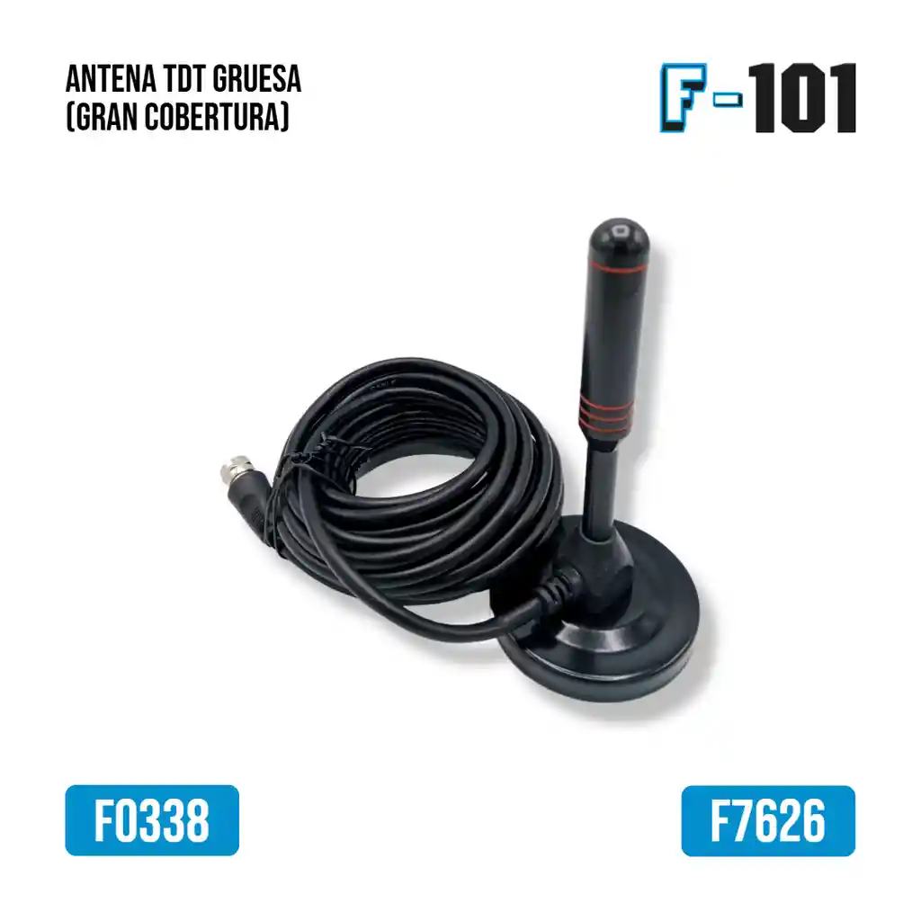 Antena Tdt Gruesa (gran Cobertura) 5 Mts