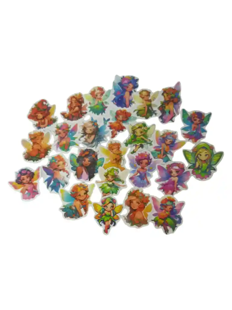 Pegatinas Hadas Stickers Calcomanias Adhesivos Coleccion X25 Undidades