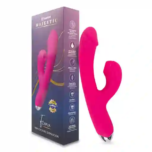 Vibrador Y Succionador Flora Camtoyz