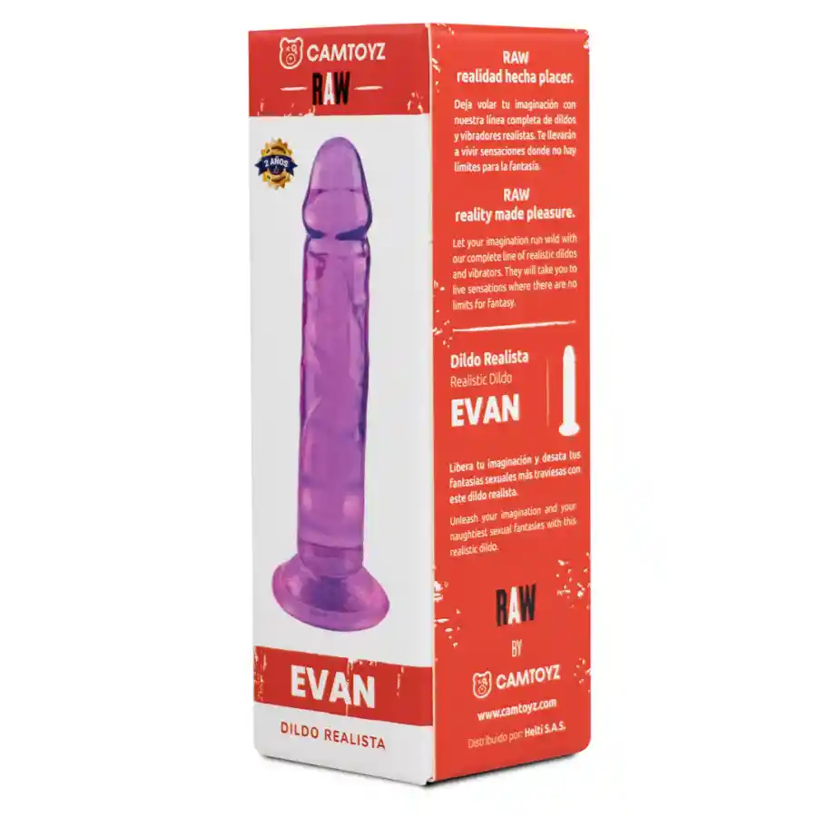 Dildo Realista Evan Morado Camtoyz