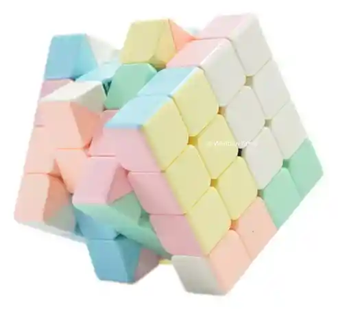 Rubiks Cube Juguetes 4x4 Destreza Cubo Pastel