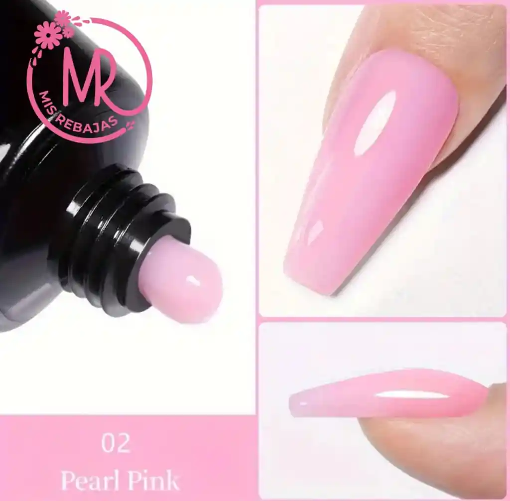 Polygel En Tono Pearl Pink #2.